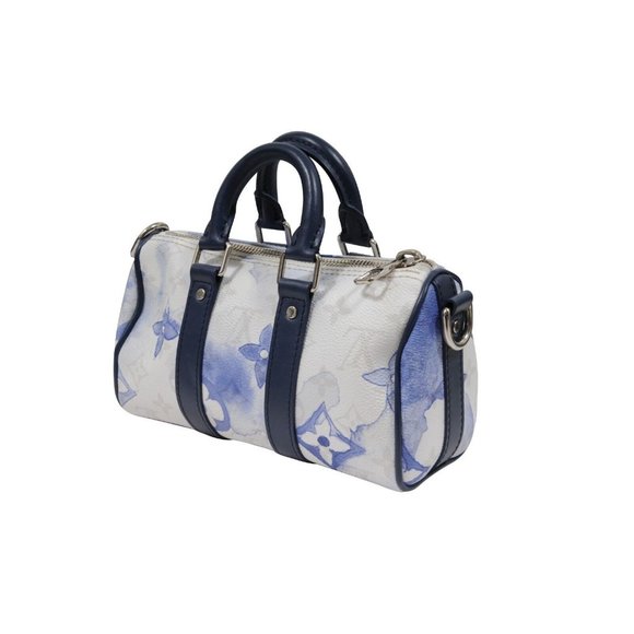 Louis Vuitton Keepall Bandouliere XS Duffle Bag Blue Watercolor M45761 - Picture 7 of 16